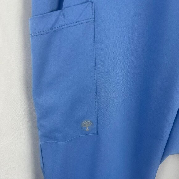 HH Works Healing Hands Scrub Pants Men XL Ceil Blue Style 9590 Ryan Straight - Picture 4 of 9